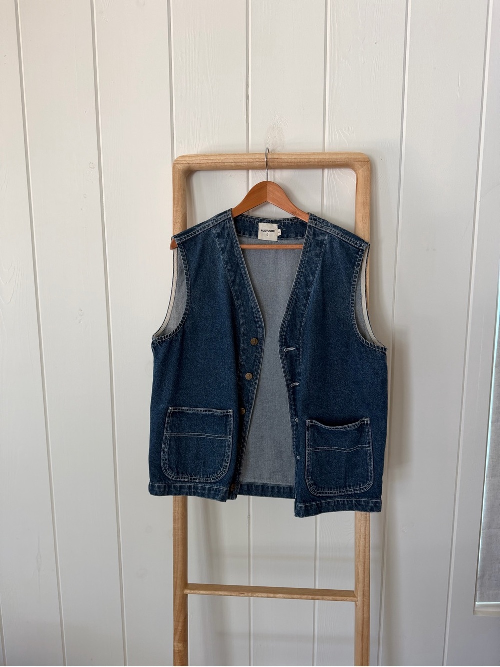 Rudy Jude Roper Vest Tumbled Indigo